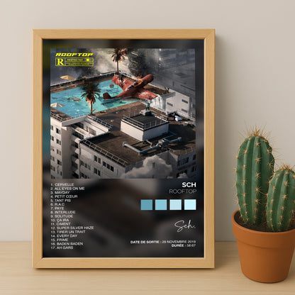 Poster SCH - Album Rooftop