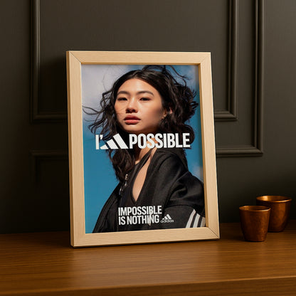 Cadre photo Adidas - Impossible is nothing