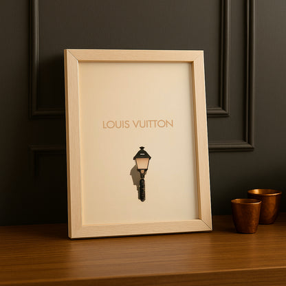 Cadre photo Louis Vuitton - Lampadaire