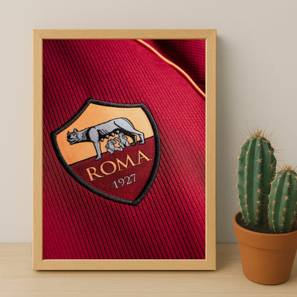 Poster Maillot Football - AS Roma Kit 25-26