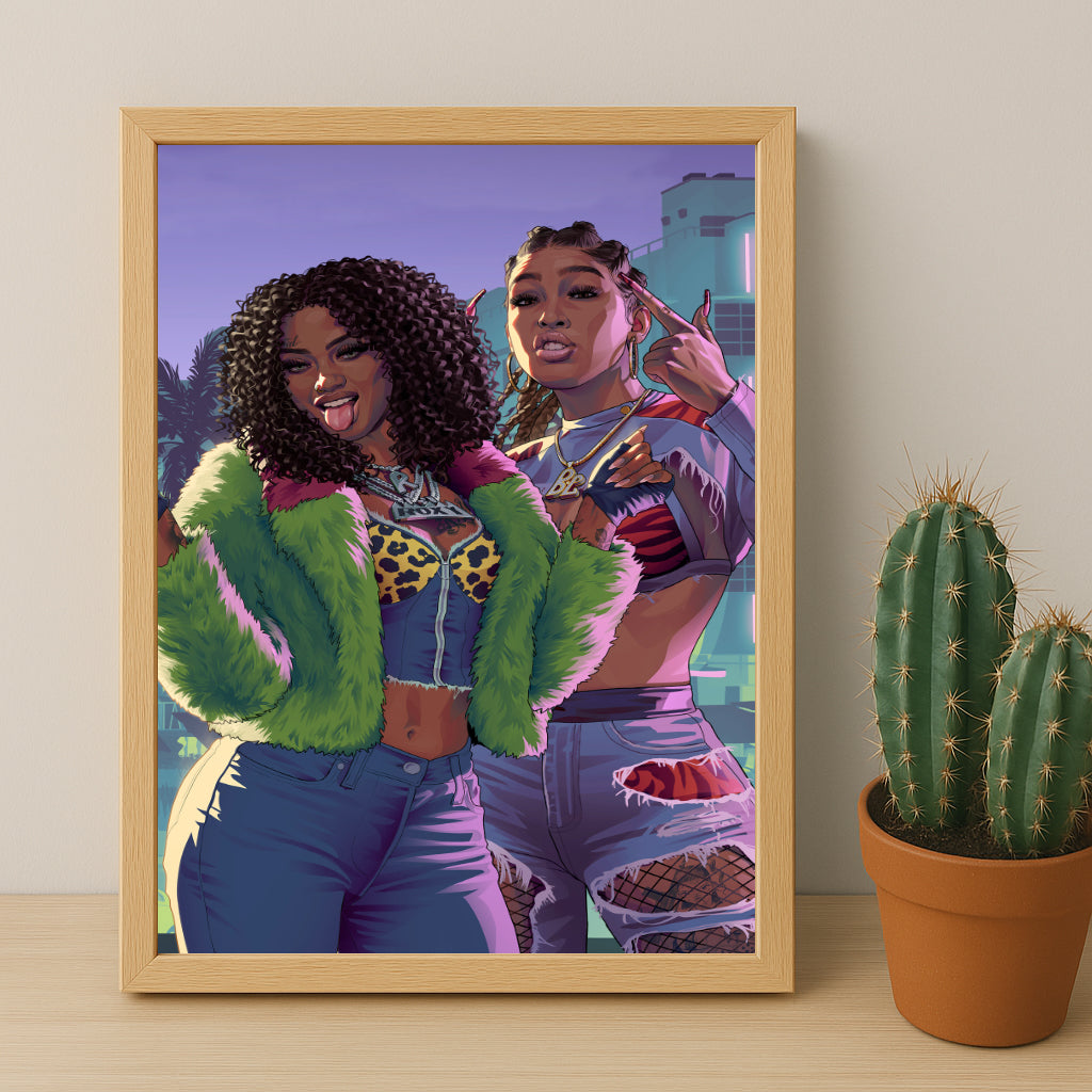 Poster Grand Theft Auto VI - Real Dimez