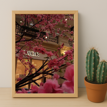 Cadre photo Dior Aethestic Pink Rose