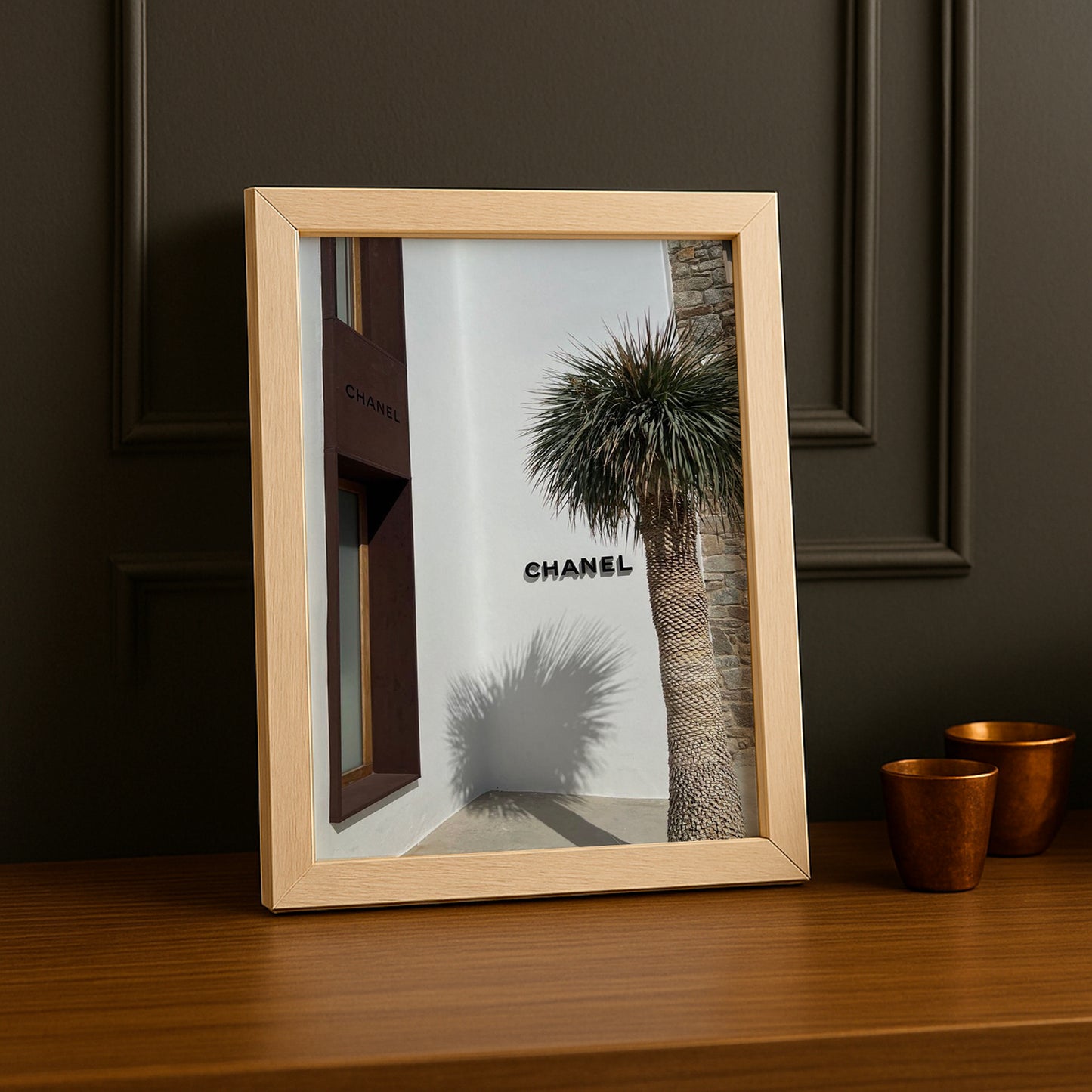 Cadre photo Chanel - Devanture de magasin