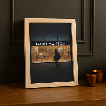 Cadre photo Louis Vuitton by night