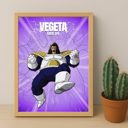 Poster Dragon Ball Z - Vegeta Great Ape