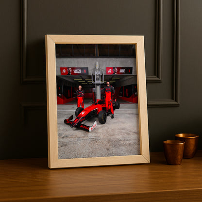 Poster encadrée GP Explorer - Écurie Netflix Squeezie x AmineMaTue