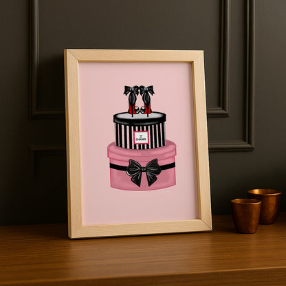 Cadre photo Mode - Boite Chanel