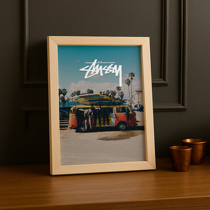 Cadre photo Stüssy - Van Surf