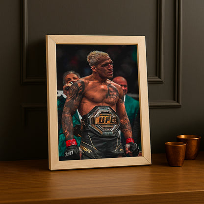 Cadre photo UFC - Charles Oliveira Champion