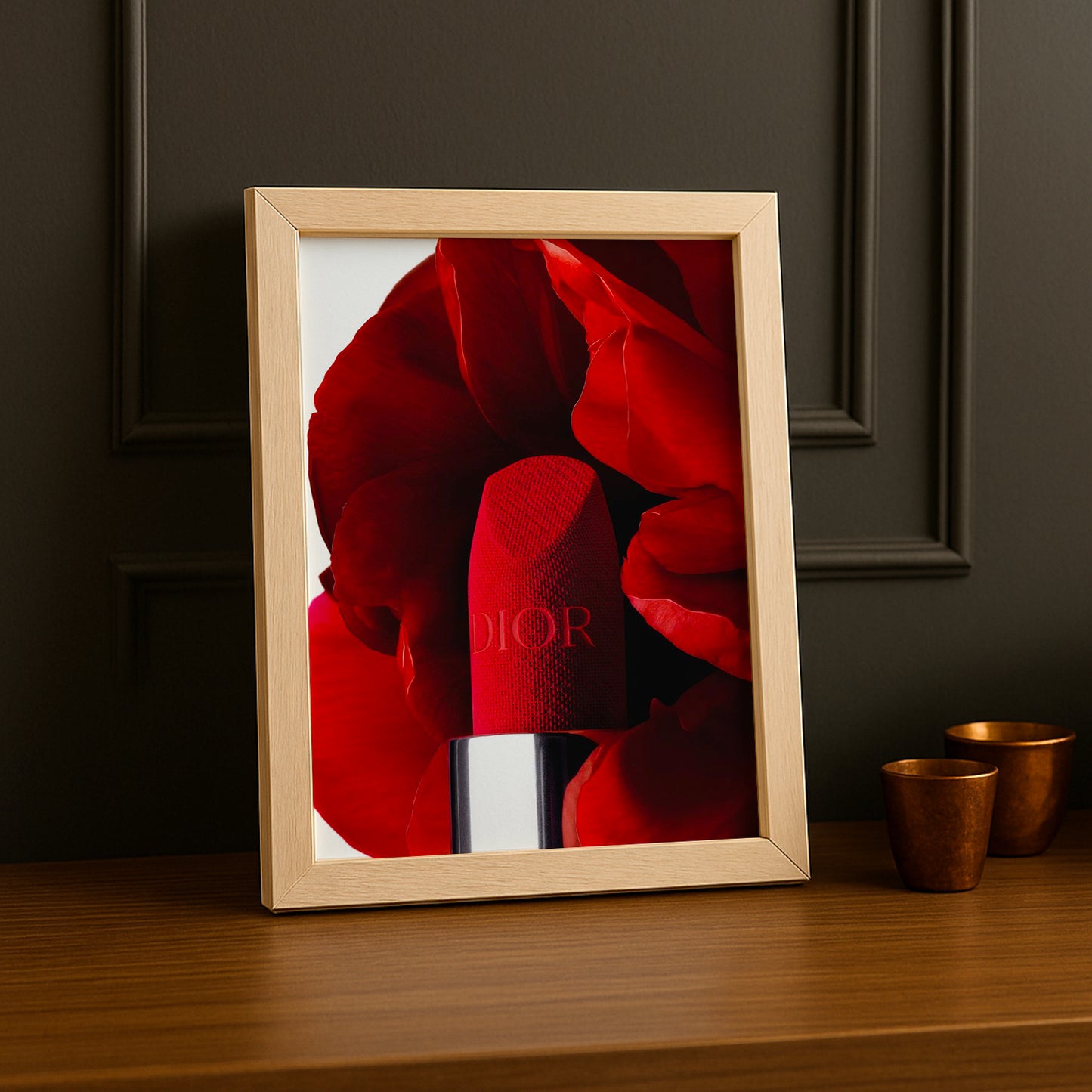 Cadre photo Dior - Rouge à lèvre