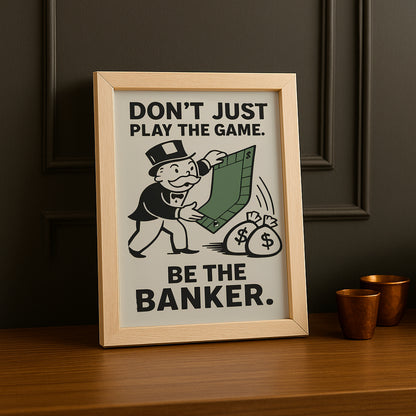 Cadre Photo Monopoly - Be The Banker