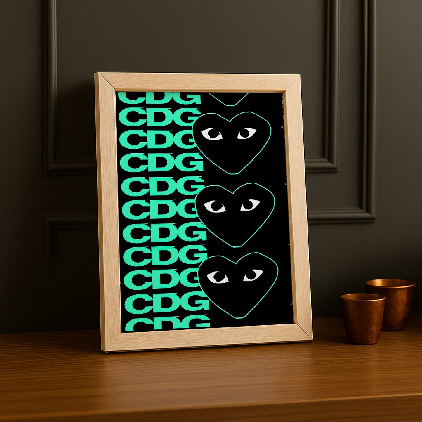 Cadre photo Comme des garçons