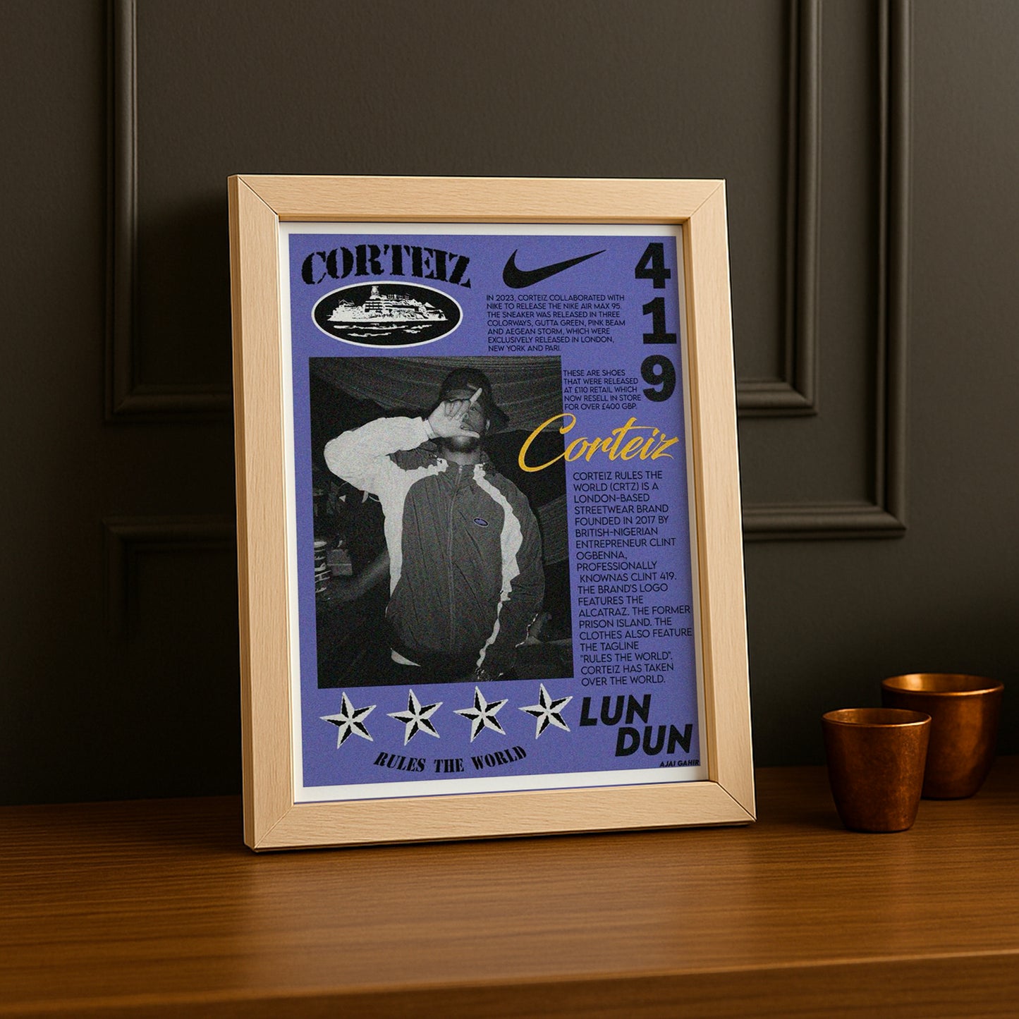 Cadre photo Corteiz Poster