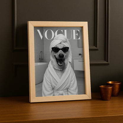Cadre photo Vogue - Salle de bain