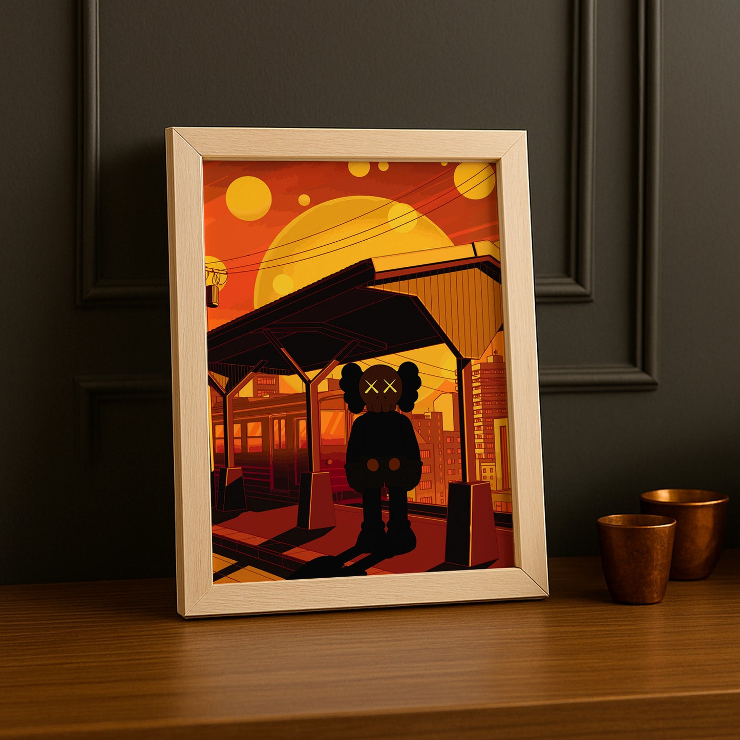 Cadre photo Kaws Midnight
