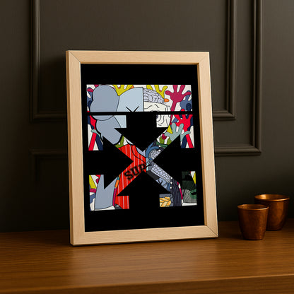 Cadre photo Off-White x Kaws