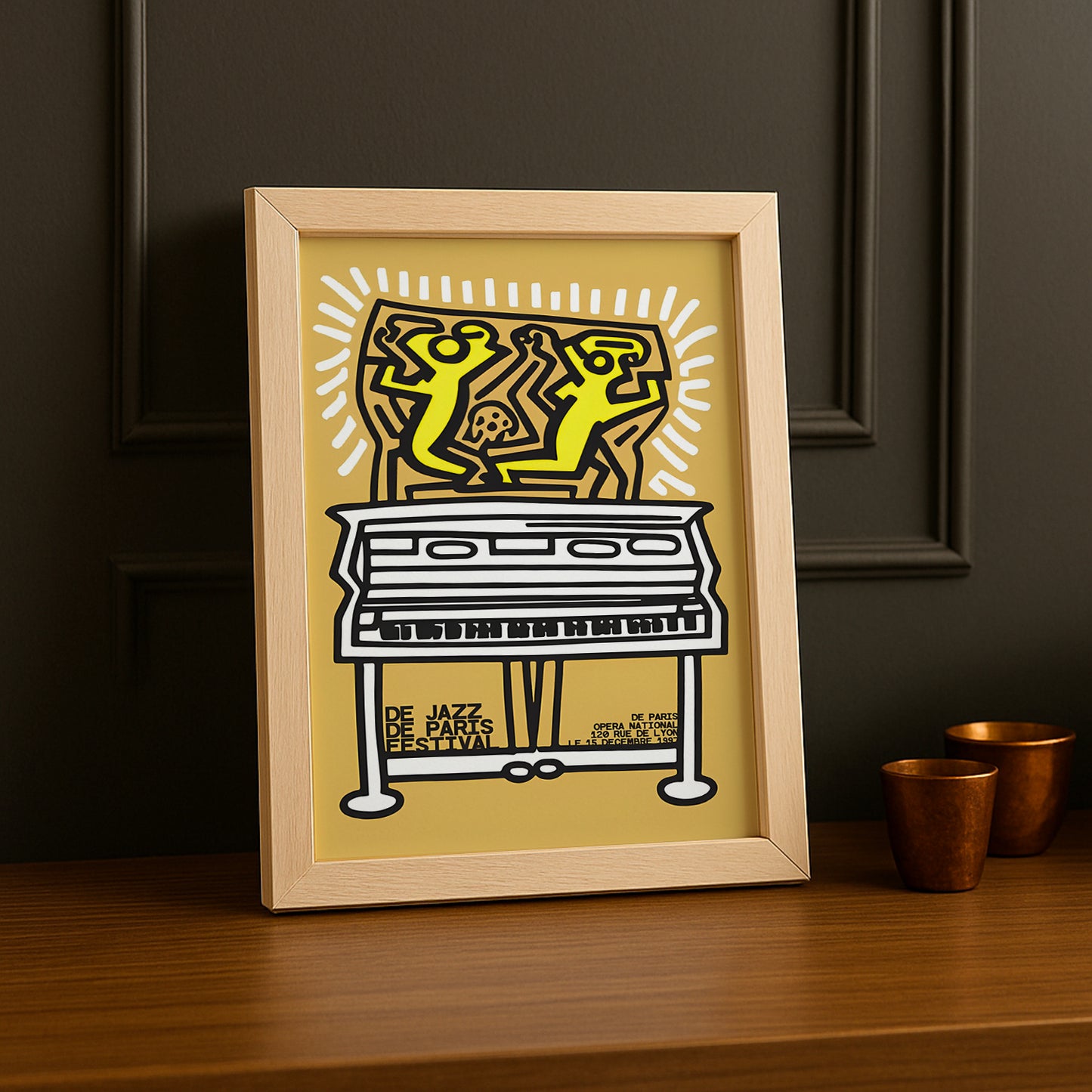 Cadre photo Keith Haring