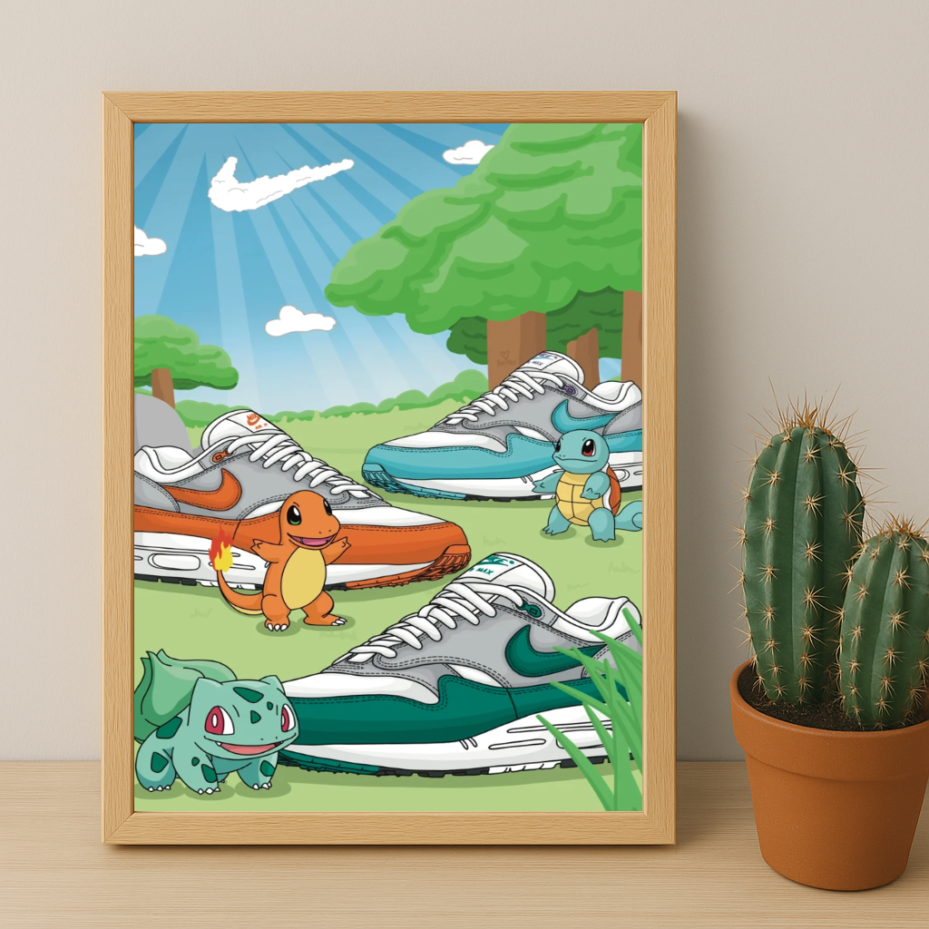 Poster Nike Sneakers x Pokémon