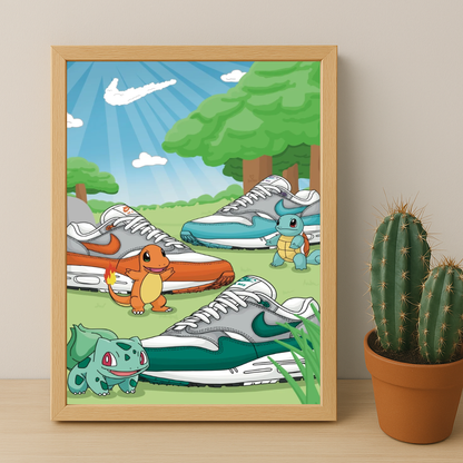 Poster Nike Sneakers x Pokémon
