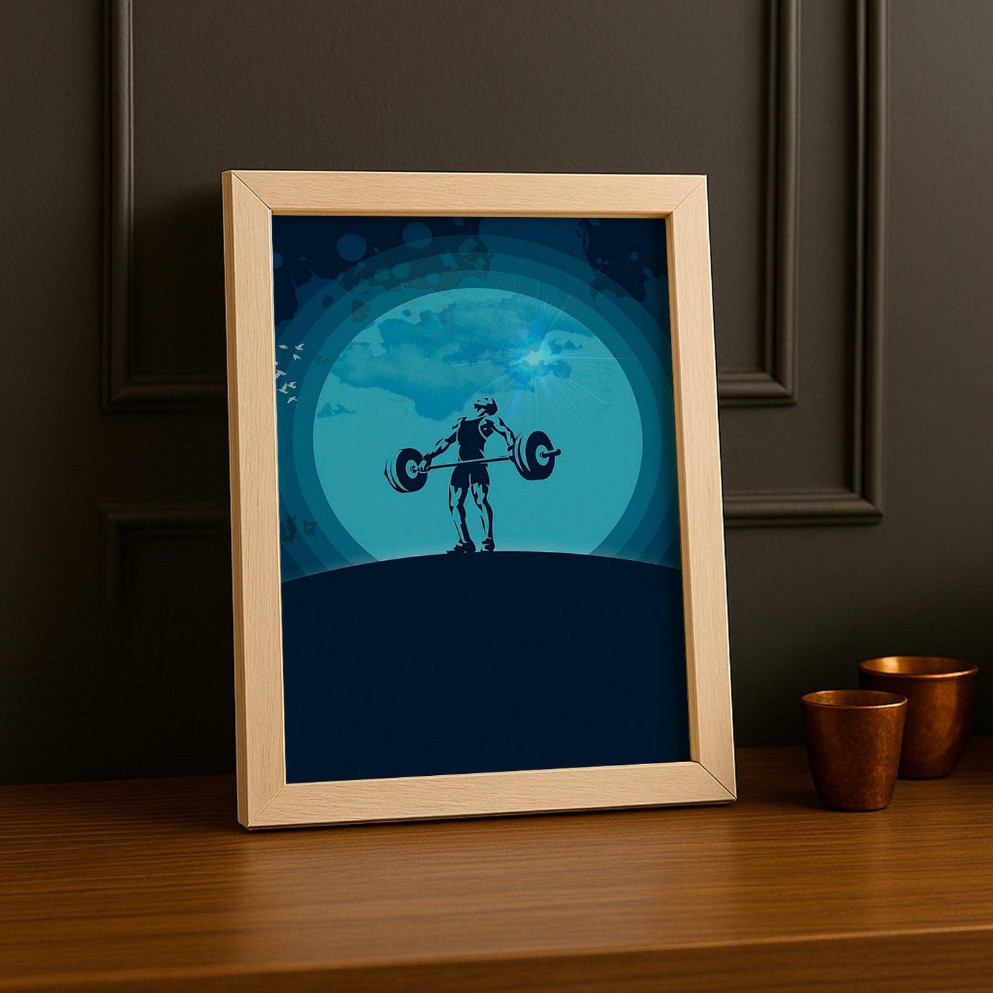 Cadre Photo Musculation - Soulever de Terre