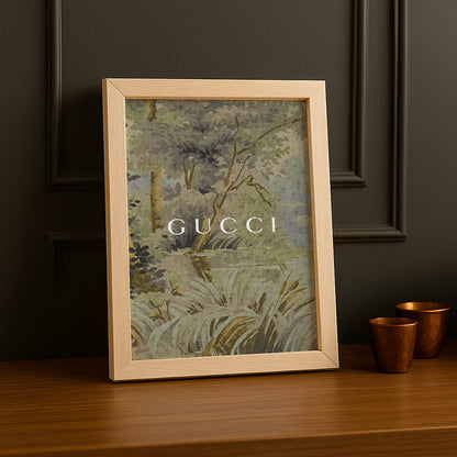 Cadre Photo Gucci - Tapisserie jaune