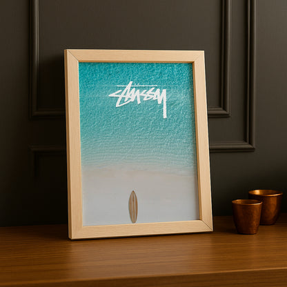 Cadre photo Stüssy - Light Blue Ocean