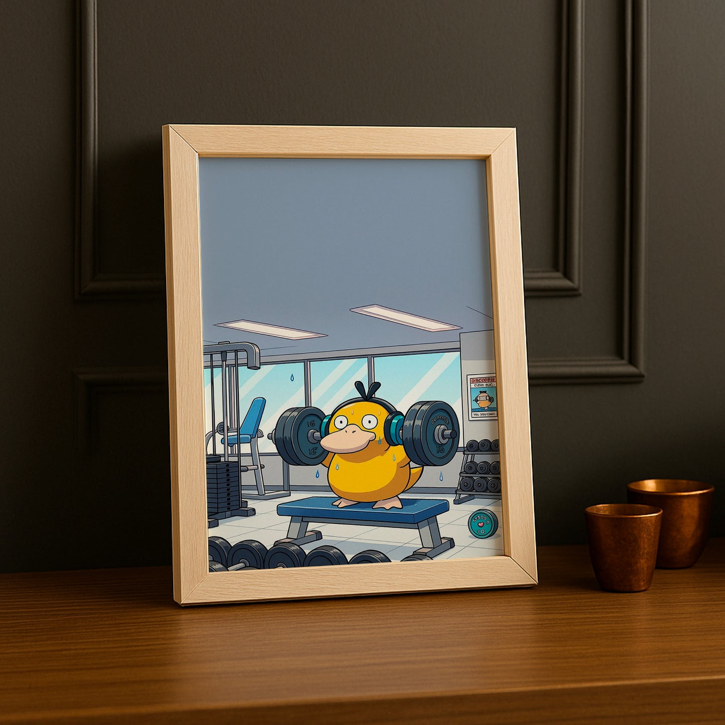 Cadre Photo Pokémon - Psykokwak Gym