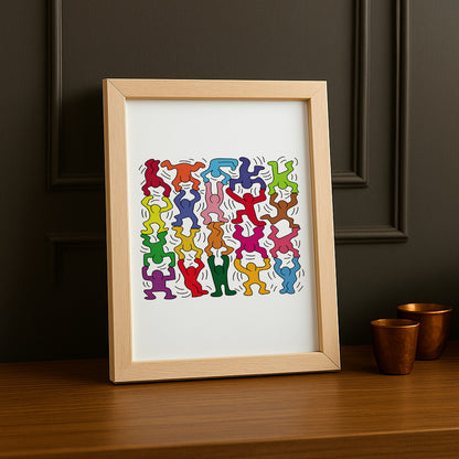 Cadre photo Keith Haring