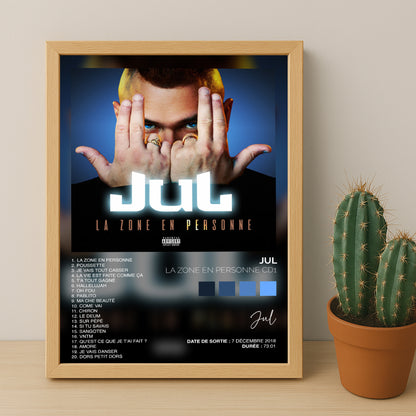 Poster Jul - Album La zone en personne
