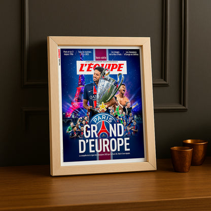 Cadre photo L'Equipe Paris Grand Europe