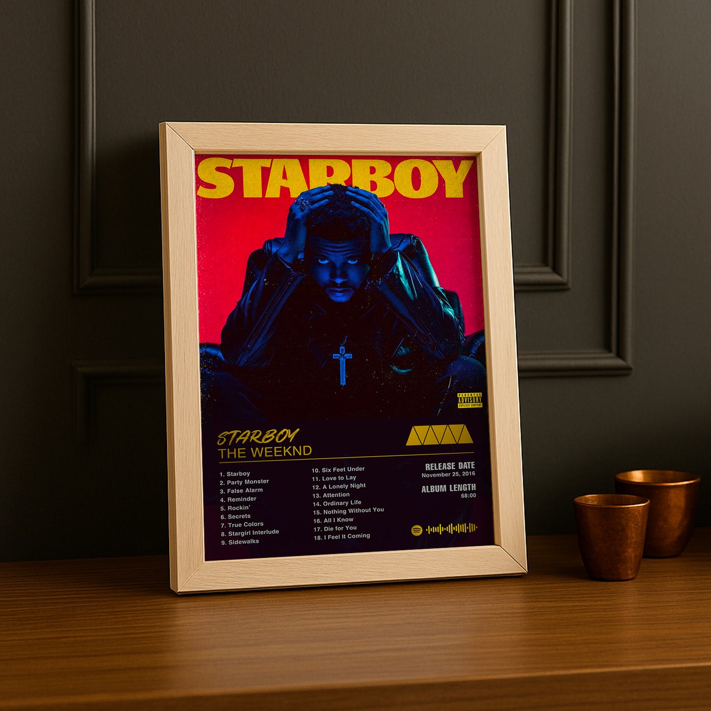 Cadre photo Starboy The Weeknd