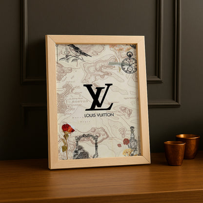 Cadre photo Louis Vuitton - Map