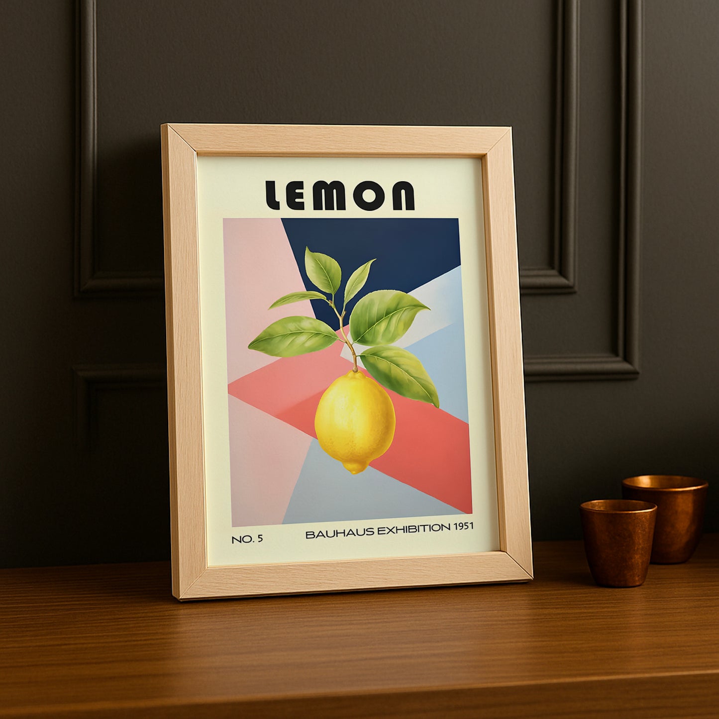Cadre photo Bauhaus Lemon