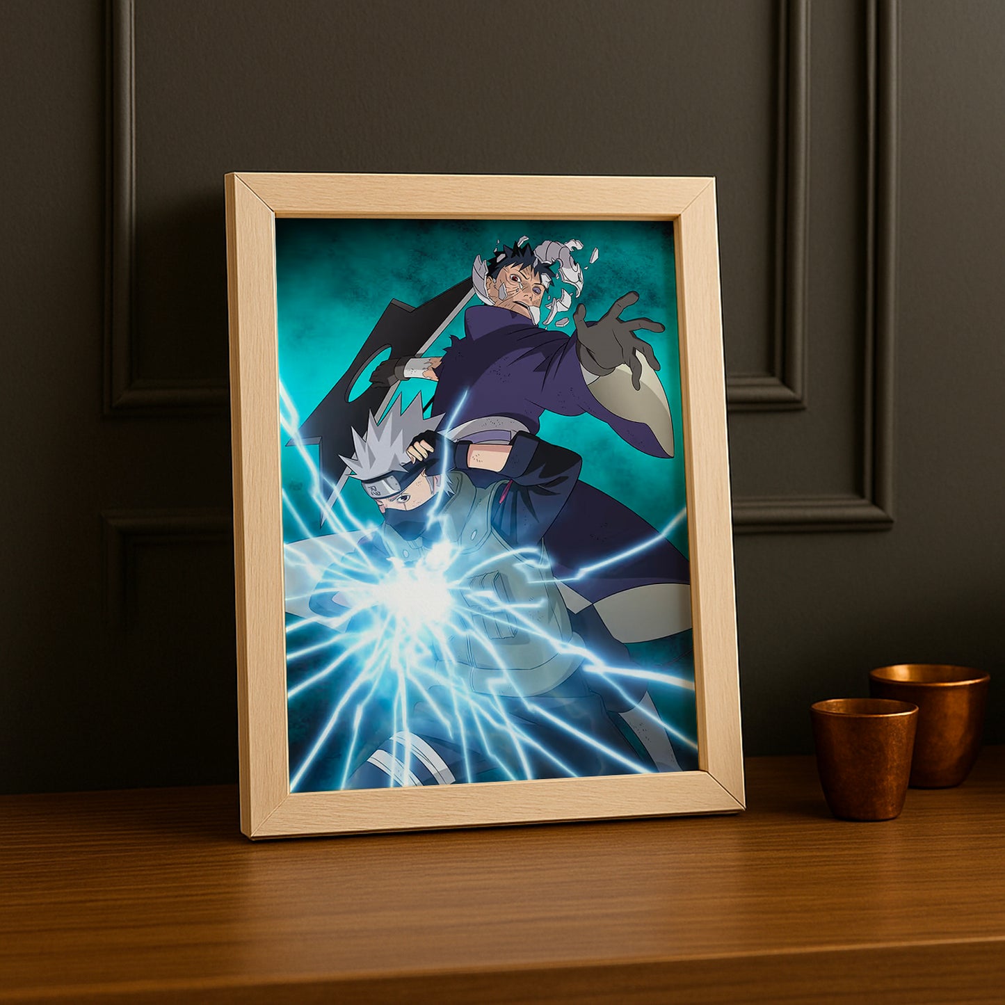 Cadre Photo Naruto - Obito and Kakashi