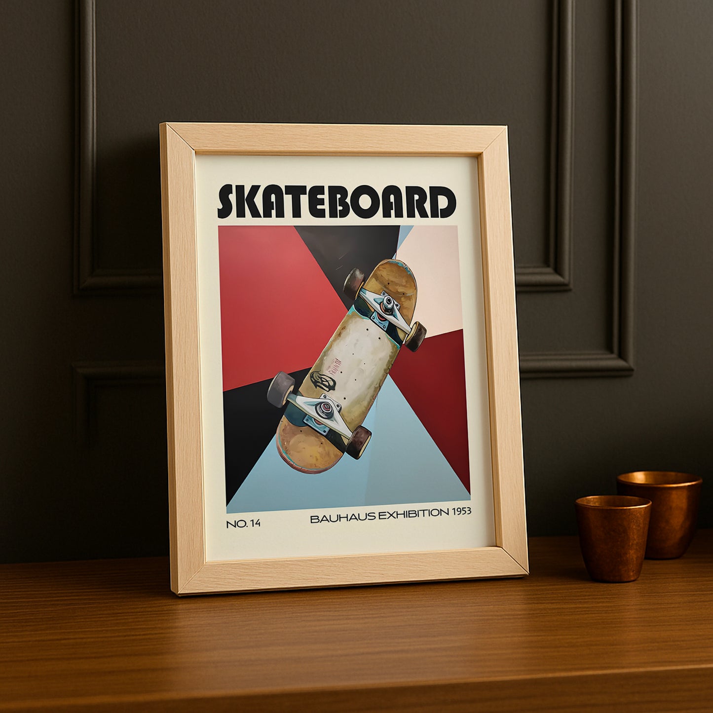 Cadre photo Bauhaus Skateboard