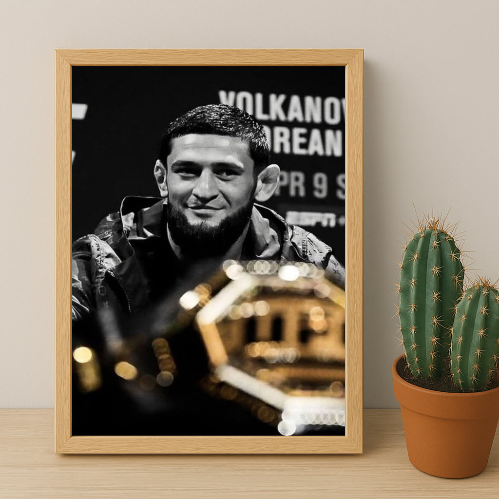 Poster UFC - Khamzat Chimaev Belt