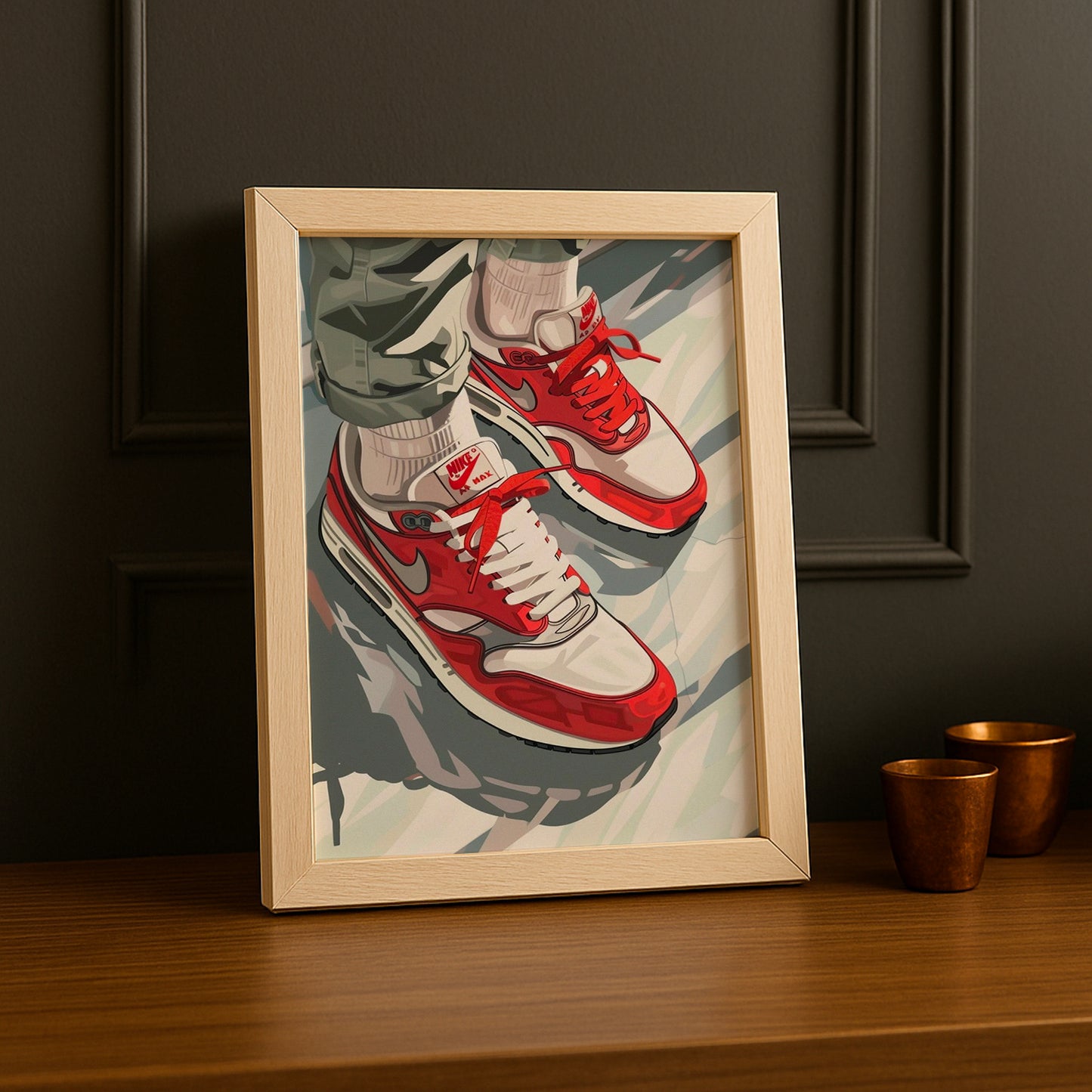 Cadre Photo Nike - Air Max Rouge