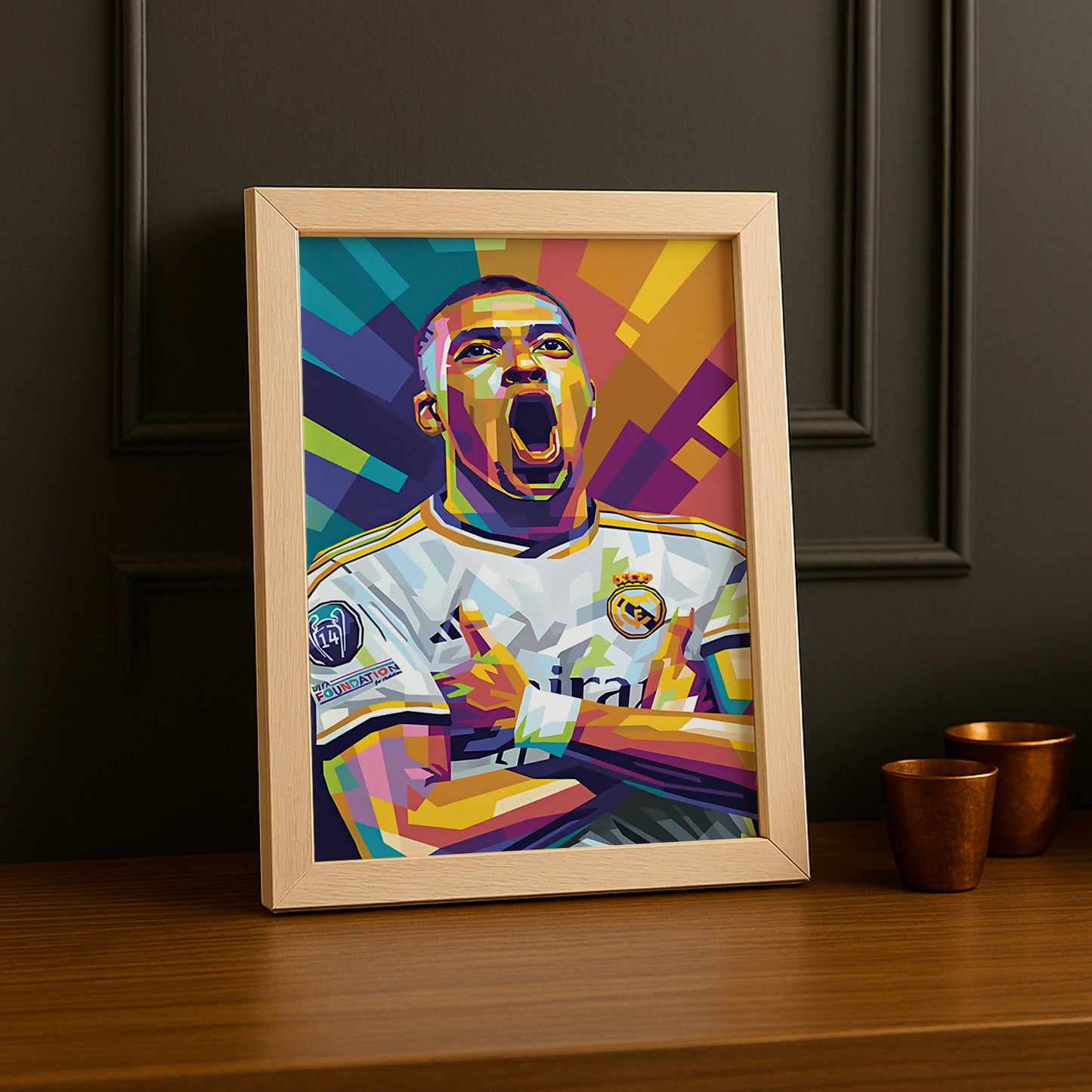 Cadre photo de Kylian Mbappé