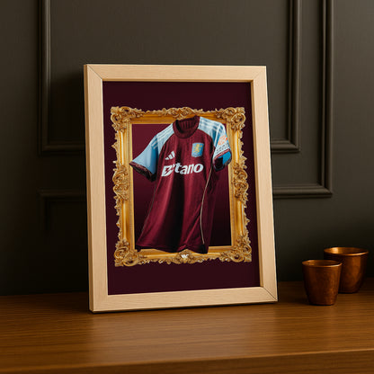 Cadre photo - Maillot Aston Villa Domicile 25-26