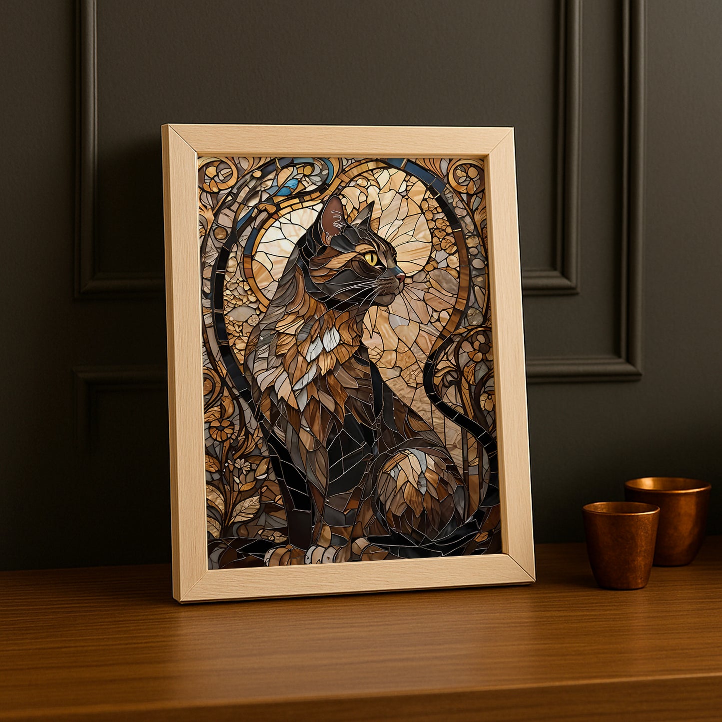 Cadre photo Cat Art