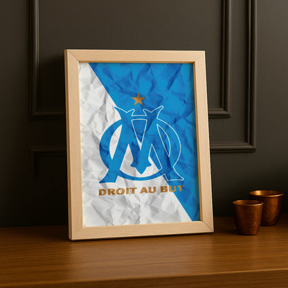 Olympique de Marseille Ecusson - Poster
