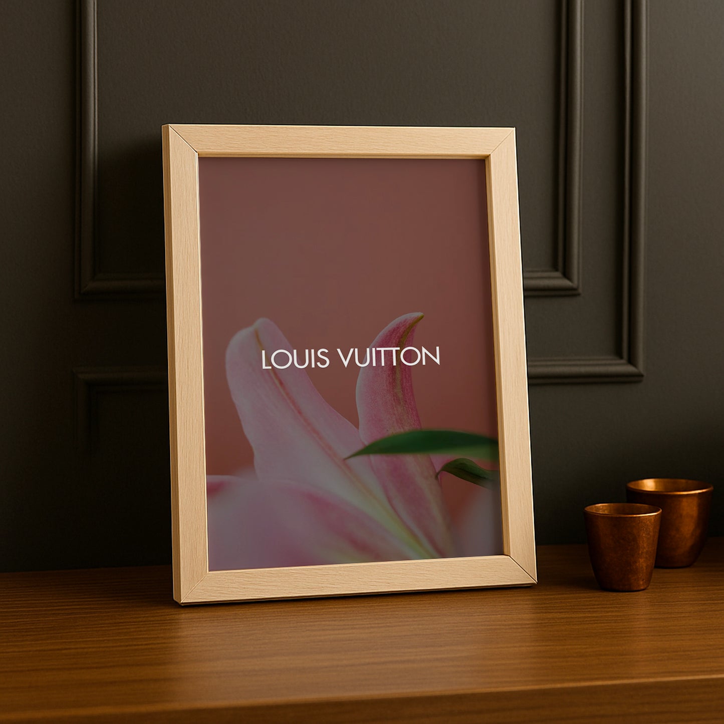Cadre photo Louis Vuitton - Tulipe