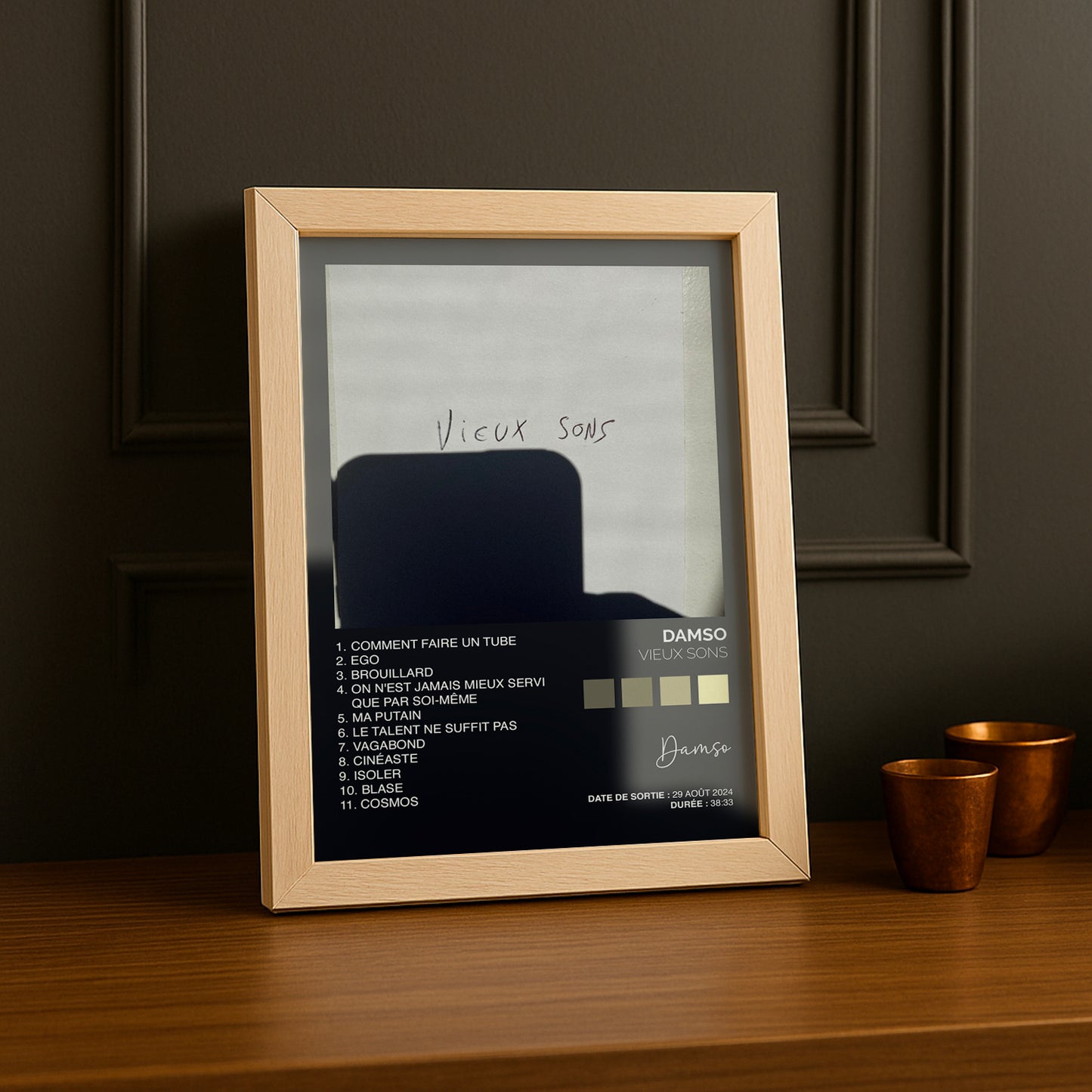 Poster Damso – Album Vieux sons