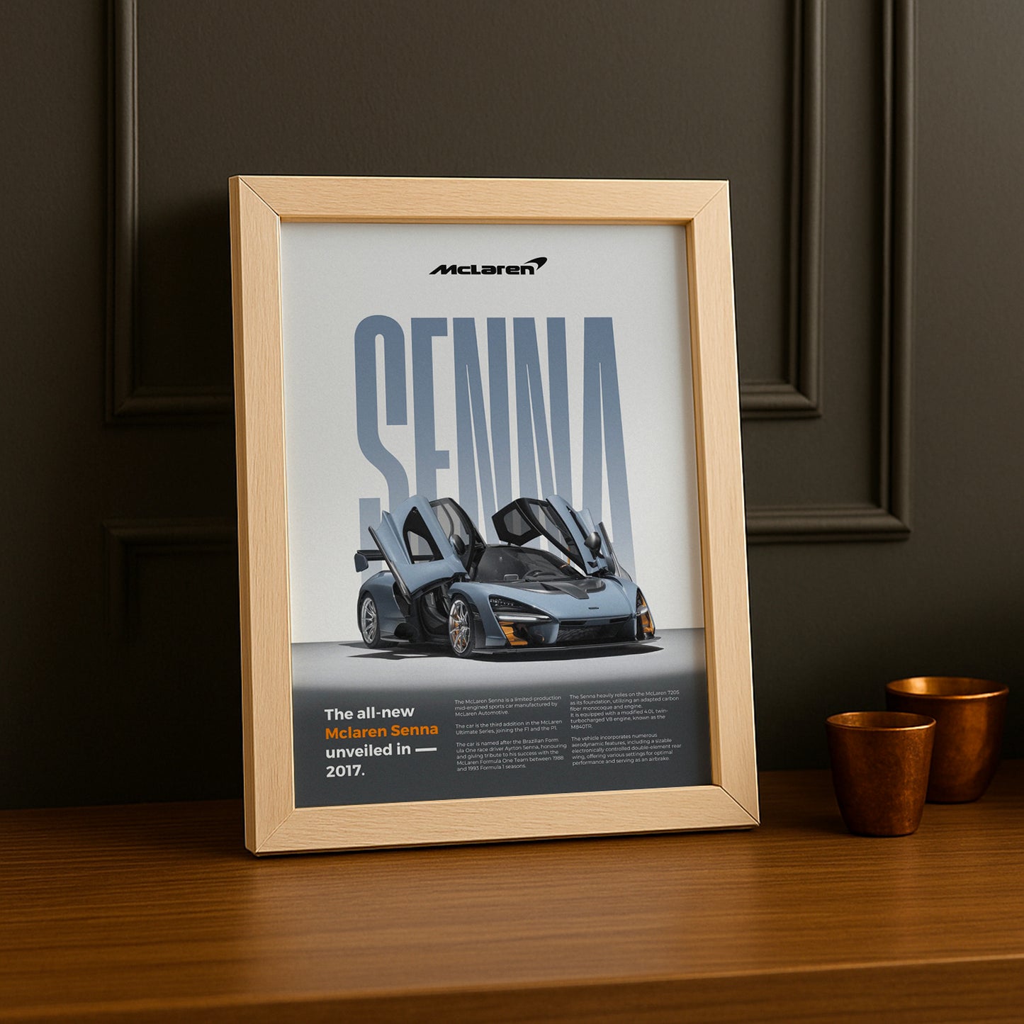 Poster Voitures - McLaren Senna