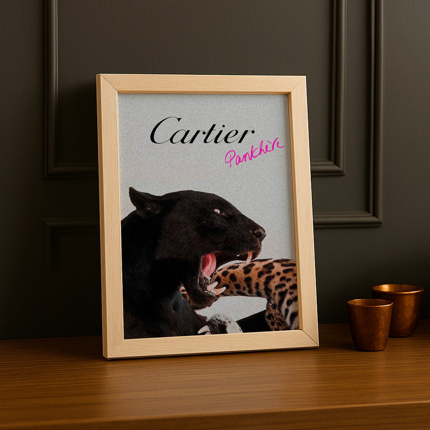 Cadre photo Cartier - Panthère Rose