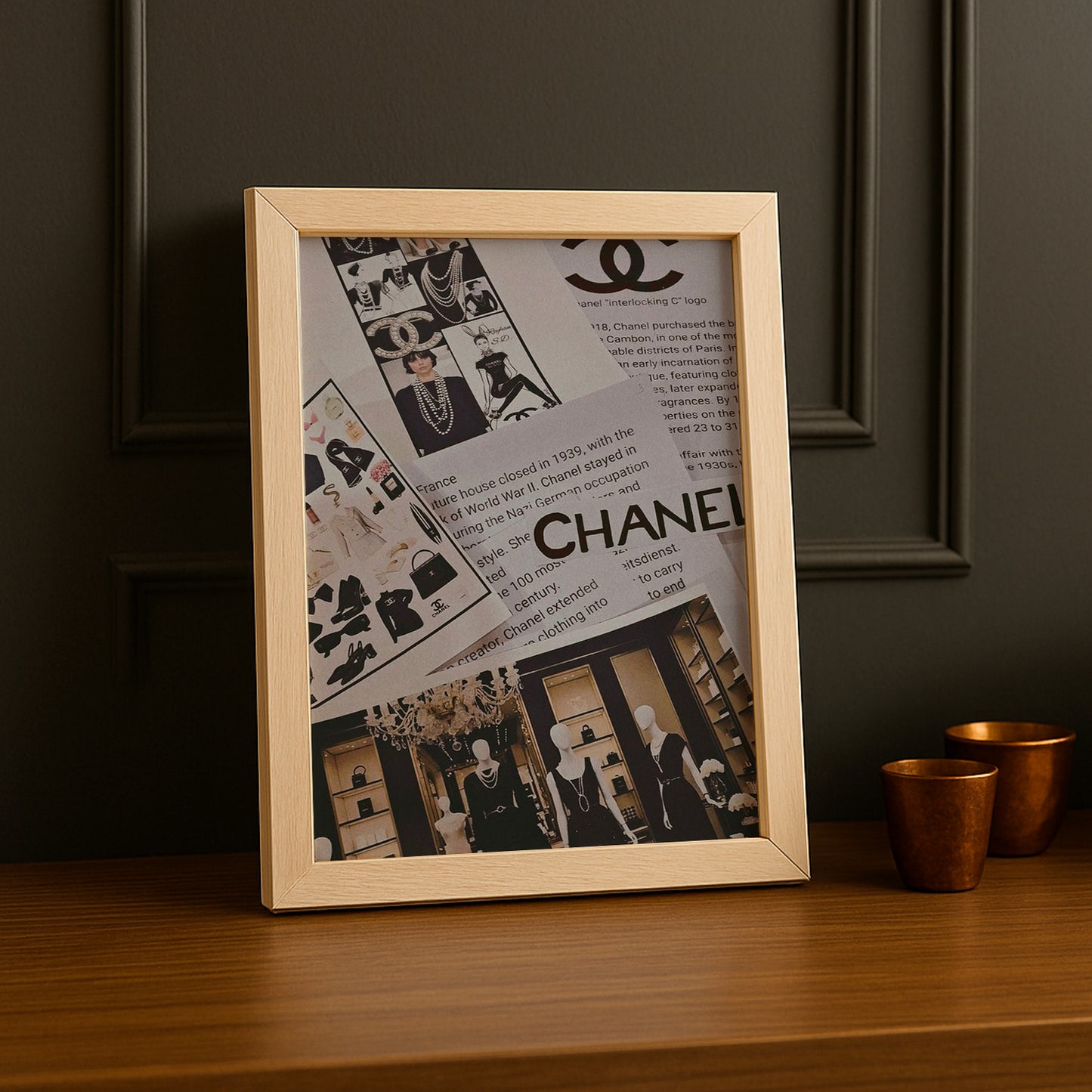 Poster Photo Chanel - Journal
