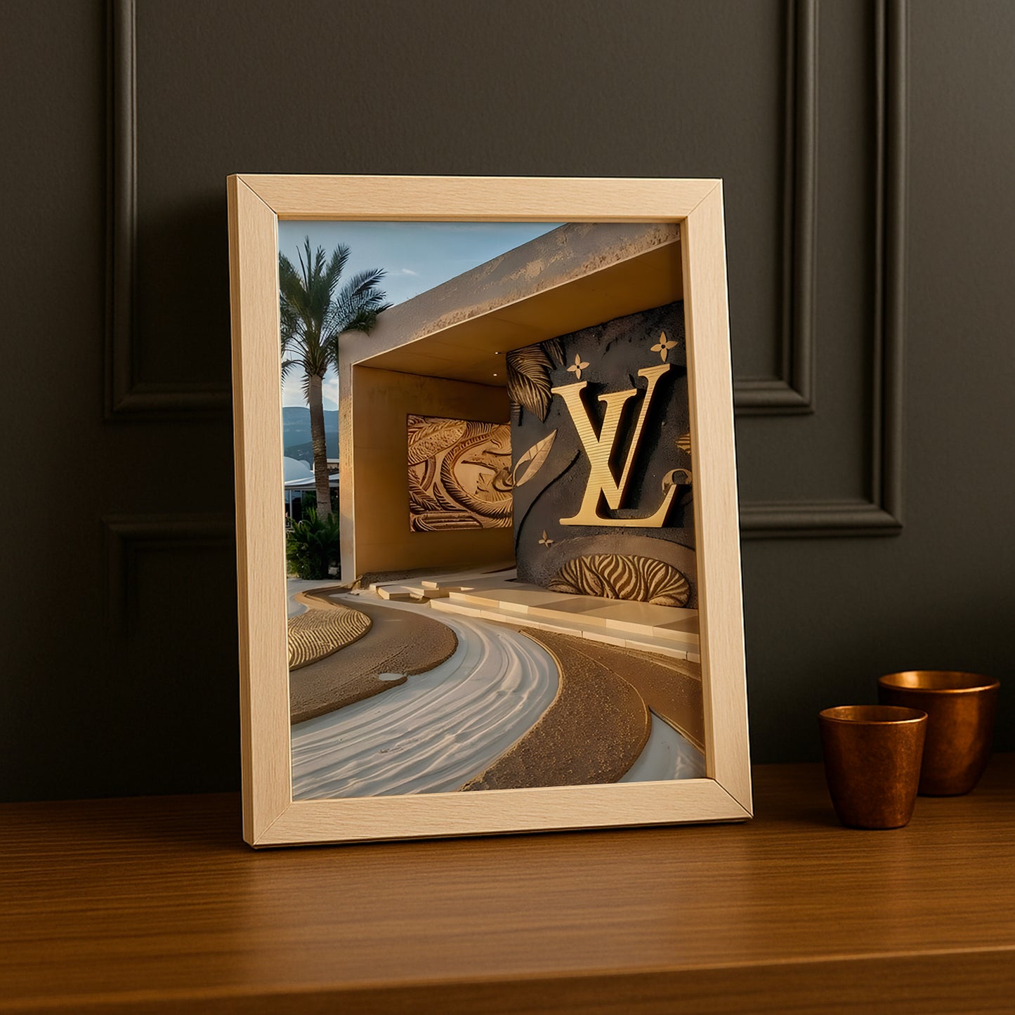 Cadre photo Louis Vuitton - Summer Devanture