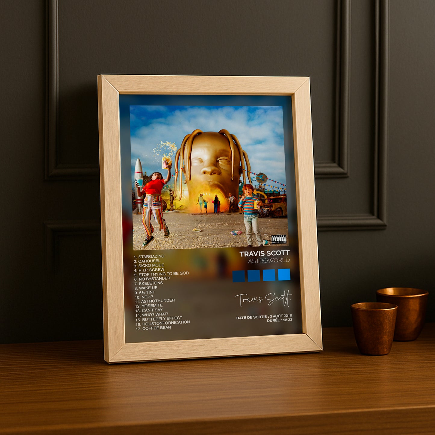 Poster Travis Scott - Album Astroworld