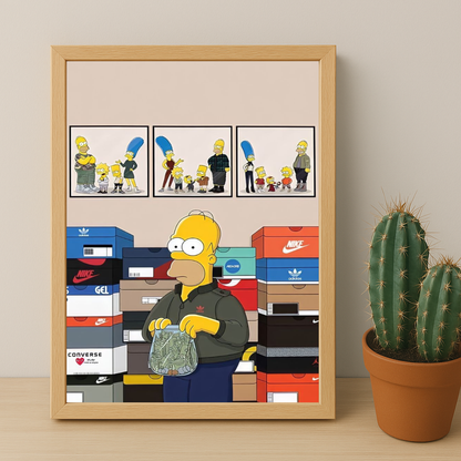 Poster Nike Homer Simpson