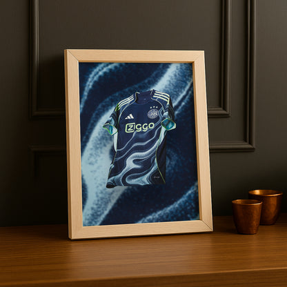 Poster Maillot Football - Ajax Amsterdam 2025-2026
